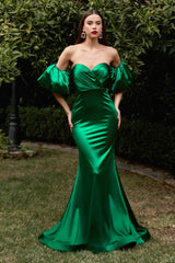 Cinderella Divine CD983 Formal Strapless Long Prom Gown