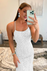 Fuchsia Spaghetti Straps Appliques Prom Dress