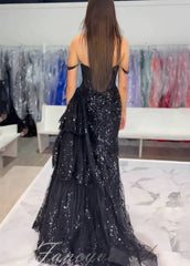Sky Blue Applique A-line Ruffle Prom Dress with Off the Shoulder