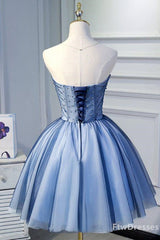 schattige strapless kralen korte feestjurk lieverd mini bruidsmeisje jurken