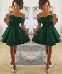 Short Prom Dresses Green Homecoming Dress E13