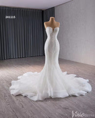 Glittery Beaded Mermaid Wedding Dresses Off the Shoulder 241115