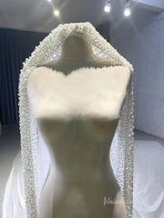 Gorgeous Beaded Strapless Wedding Dresses Sweetheart Neck Bridal Gown 231082