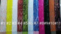 Gorgeous Mermaid V-neck Orange Sparkle Prom Dresses