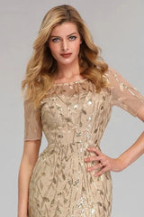 Gorgeous Sequins Mermaid Prom Dress Long Tulle Evening Gowns Online