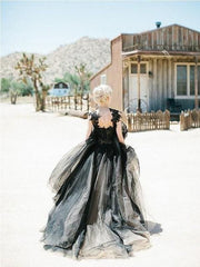 Gown Sleeveless Sweetheart With Lace Sweep/Brush Train Tulle Dresses