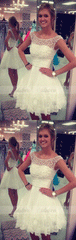 Tulle Homecoming Dress,Princess Party Dress,Sparkly Prom Gown
