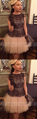 Lace Homecoming Dress,Cute Homecoming Dress