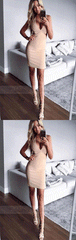 Sexy Prom Dress, V Neck Prom Dresses, Mini Evening Party Dress