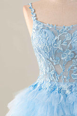 Cute light blue transparent body decal back to school dress