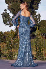 Cinderella Divine J816 Long Fitted Formal Dress