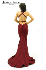 Jessica Angel Sleeveless Long Formal Gown 737
