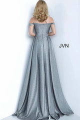 Jovani 2560 Off the Shoulder V Neck Prom Dress