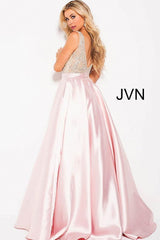 Jovani 60696 Long Beaded A Line Prom Ball Gown