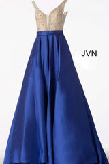 Jovani 60696 Long Beaded A Line Prom Ball Gown
