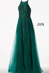 Jovani 64157 Long Formal A Line Prom Dress