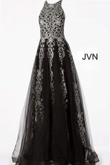 Jovani 64157 Long Formal A Line Prom Dress