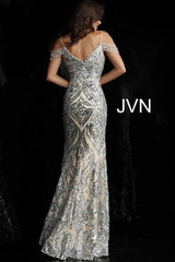 Jovani 67256 Prom Long Off Shoulder Formal Dress