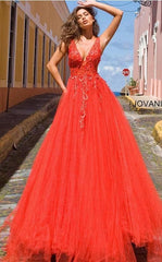 Jovani 55634 Prom Long Sleeveless Ball Gown