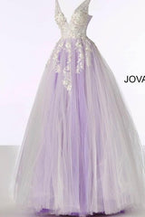 Jovani 55634 Prom Long Sleeveless Ball Gown