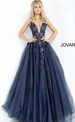 Jovani 55634 Prom Long Sleeveless Ball Gown