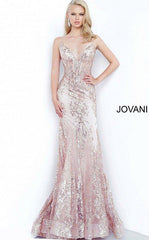 Jovani 3675 Prom Long Spaghetti Straps Mermaid Gown