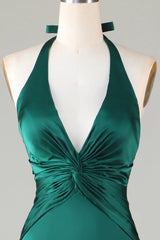 Mermaid Halter Bridesmaid Dress