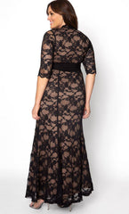 Kiyonna Screen Siren Lace Long Dress