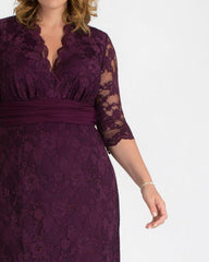Kiyonna Screen Siren Lace Long Dress