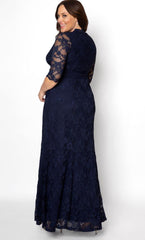 Kiyonna Screen Siren Lace Long Dress