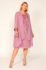 Le Bos Short Mother of the Bride Dress