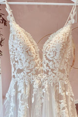 Lange A-Line Tule Sweetheart Appliques Lace Wedding Jurk