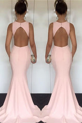 Evening Dress Pink Mermaid Wedding Guest Dress Sleeveless