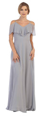 Long Formal Bridesmaids Off Shoulder Prom Dress