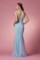 Long Formal Sleeveless Mermaid Prom Dress