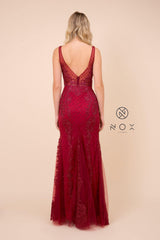 Long Formal Sleeveless Mermaid Prom Dress