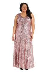 Long Plus Size Sleeveless Dress Sale