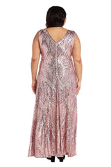 Long Plus Size Sleeveless Dress Sale