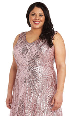 Long Plus Size Sleeveless Dress Sale