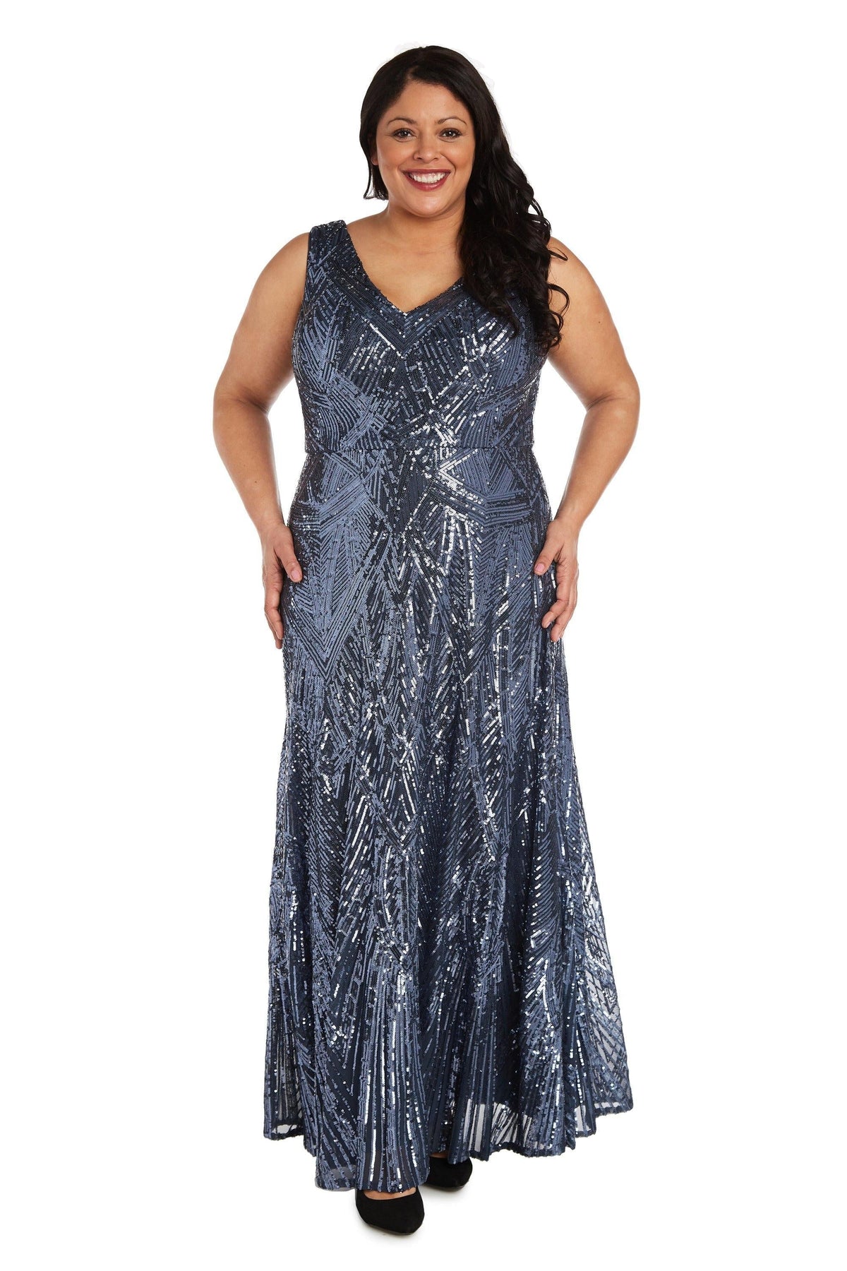 Long Plus Size Sleeveless Dress Sale