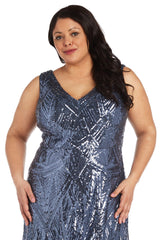 Long Plus Size Sleeveless Dress Sale