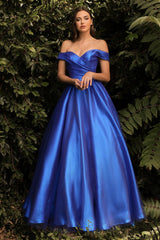 Cinderella Divine J823 Off Shoulder Dress Prom Dress