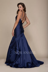 Long Prom Mermaid Ball Gown Formal Dress