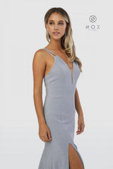 Long Sexy High Slit Prom Dress Evening Gown