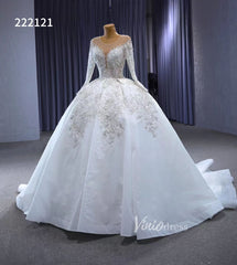 Luxury Beaded Dubai Wedding Gowns 222212