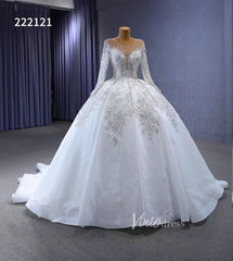 Luxury Beaded Dubai Wedding Gowns 222212