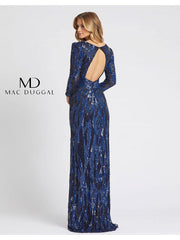 Mac Duggal 4635 Long Sleeve Evening Prom Dress