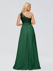 Margaret One-Shoulder Sequins Prom Dresses