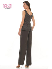 Marsoni Formal Long Sleeve Jacket Pant Suit 305