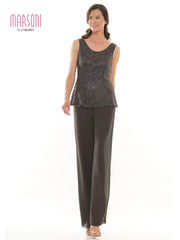 Marsoni Formal Long Sleeve Jacket Pant Suit 305